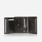 Jekyll & Hide Bifold Inner Tab Leather Wallet - Black