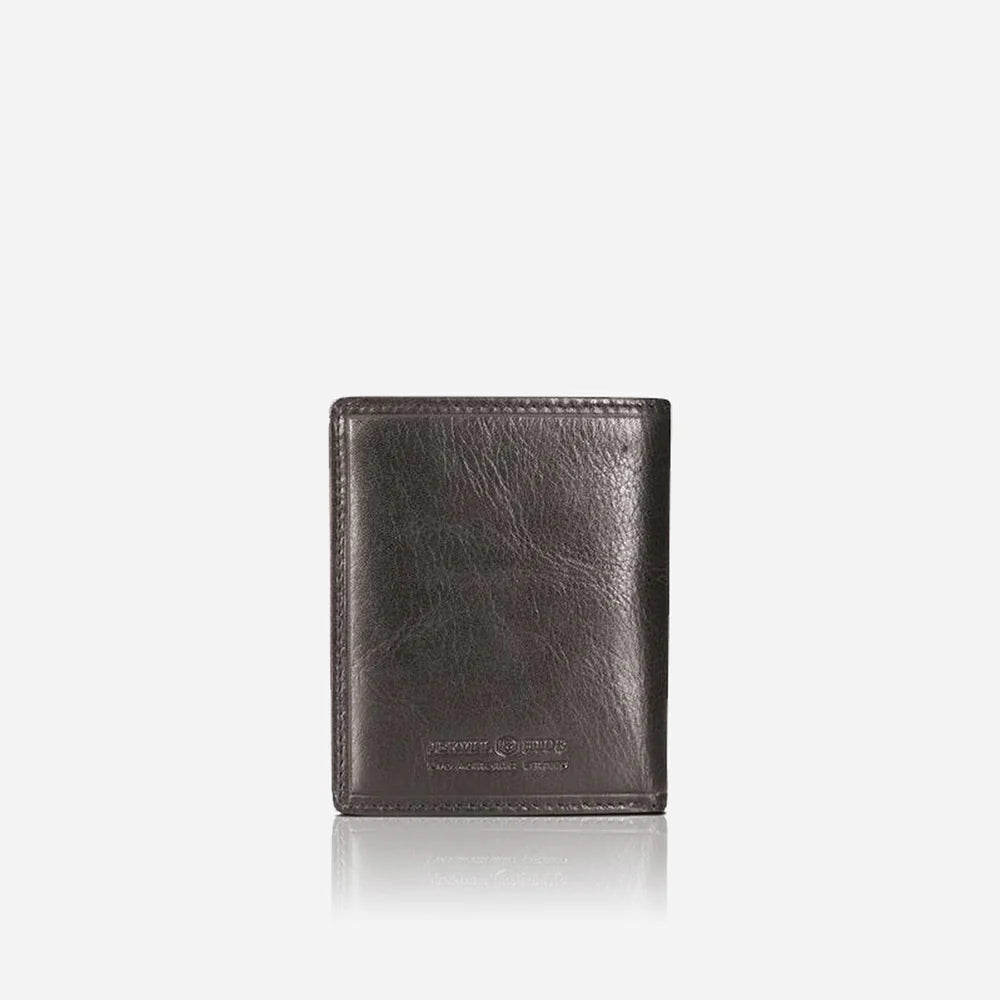 Jekyll & Hide Bifold Inner Tab Leather Wallet - Black