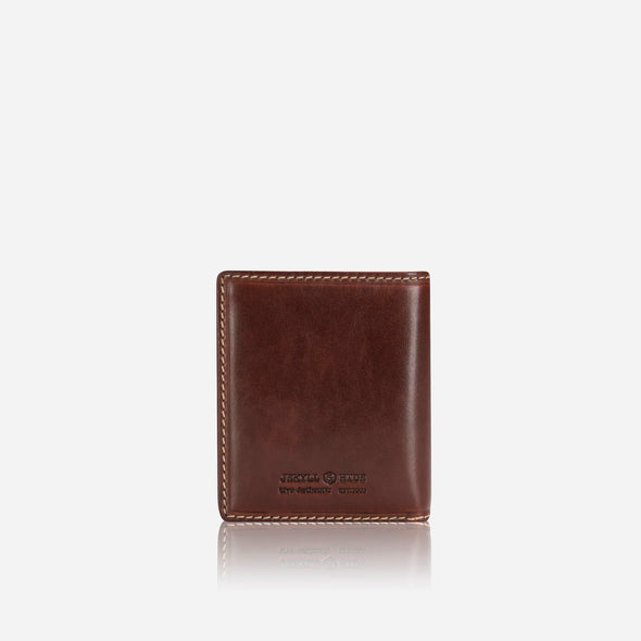 Jekyll & Hide Bifold Inner Tab Leather Wallet - Mocha