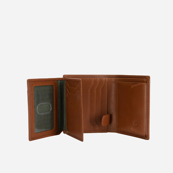 Jekyll & Hide Bifold Inner Tab Leather Wallet - Tan