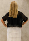 Hazel Cotton Top in Onyx