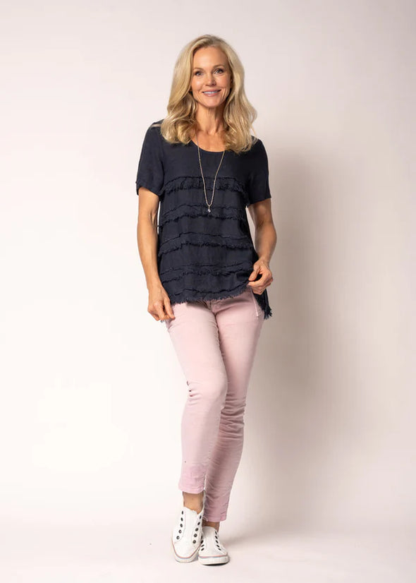 Orlanda Top in Navy
