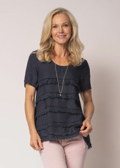 Orlanda Top in Navy