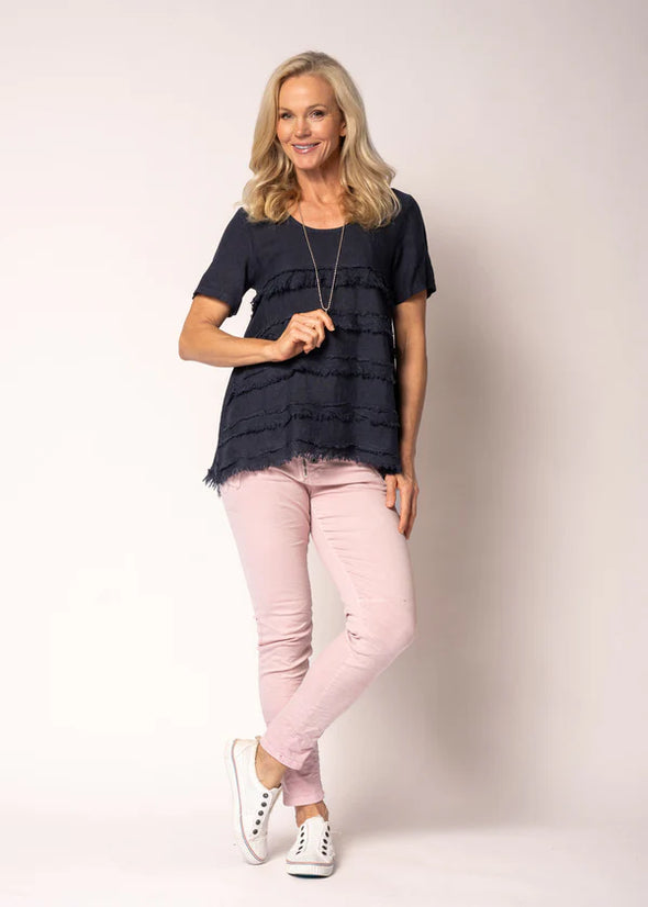 Orlanda Top in Navy