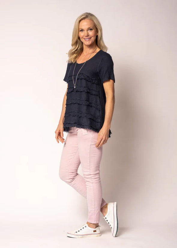 Orlanda Top in Navy