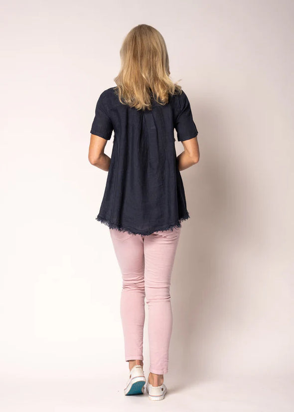 Orlanda Top in Navy