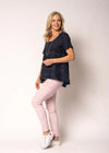 Orlanda Top in Navy