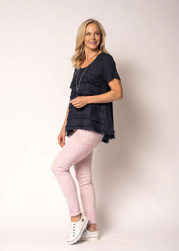 Orlanda Top in Navy