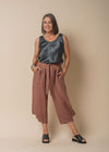 Addison Linen Pants in Nutmeg