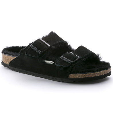 Birkenstock Arizona Shearling Sandal - Black