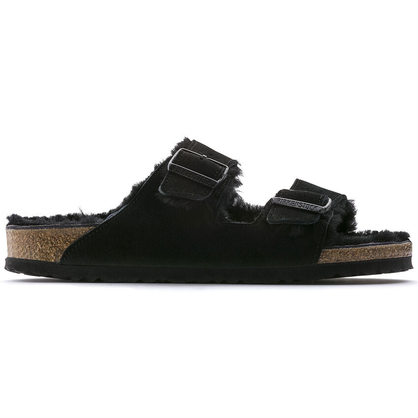 Birkenstock Arizona Shearling Sandal - Black