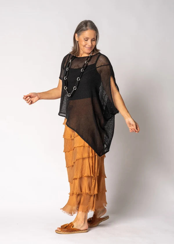 Fifi Silk Skirt in Burnt Toffee