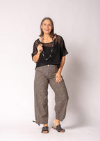 Seraya Cotton Top in Onyx