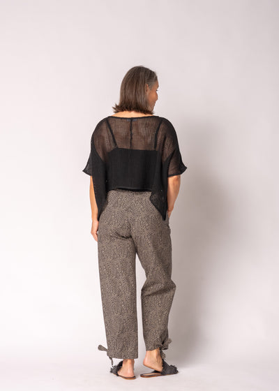 Seraya Cotton Top in Onyx