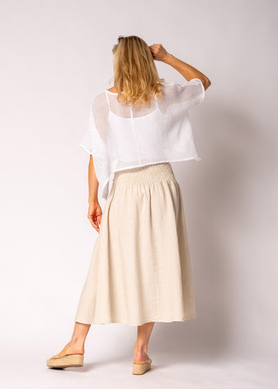 Seraya Cotton Top in White