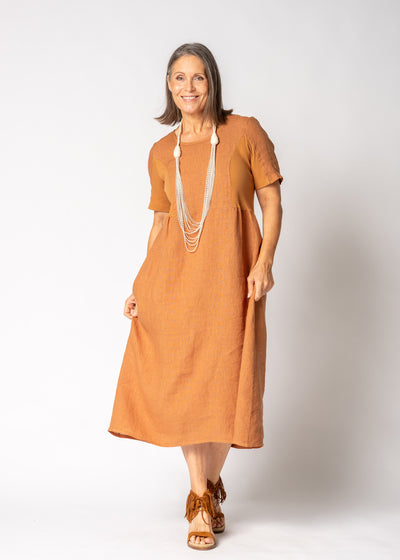 Zoraya Dress Burnt Toffee