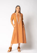 Zoraya Dress Burnt Toffee