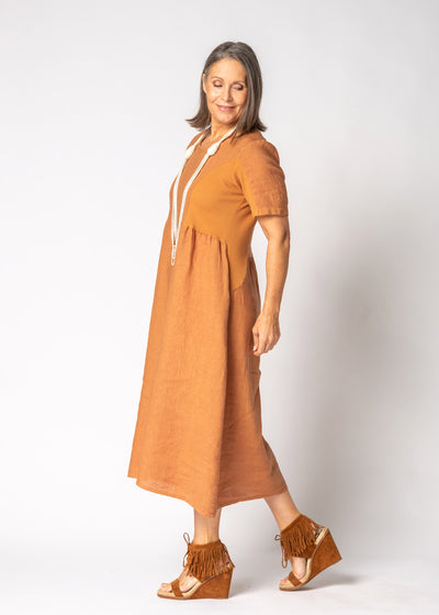 Zoraya Dress Burnt Toffee