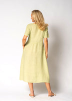 Zoraya Dress in Lily Green