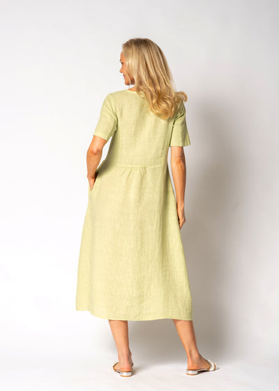 Zoraya Dress in Lily Green