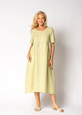 Zoraya Dress in Lily Green