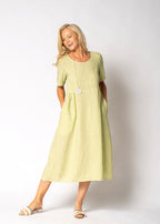 Zoraya Dress in Lily Green