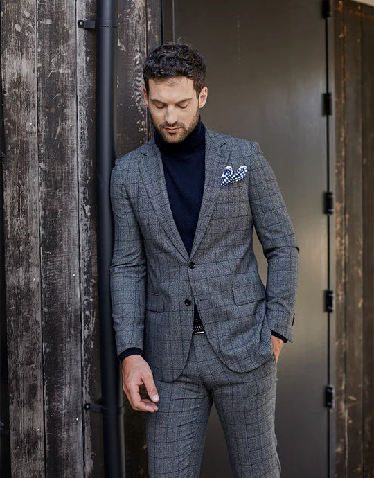 Wanaka Roll Neck Merino - Navy