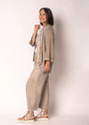 Norelle Linen Pants in Latte