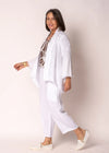 Sinead Linen Jacket in White