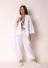 Sinead Linen Jacket in White