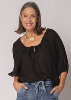 Vionna Top in Onyx