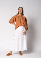 Vionna Top in Burnt Toffee