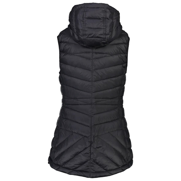 Moke: Mary-Claire 90/10 Packable Down Vest - Black
