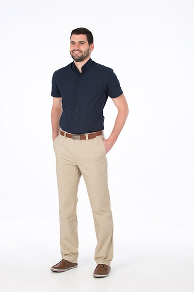 Bob Spears Active Waist Trouser - Stone