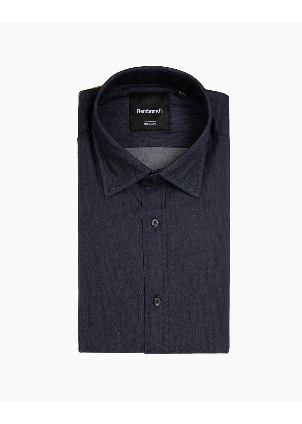 Kaihara Long Sleeve Shirt - Japanese Denim - Navy
