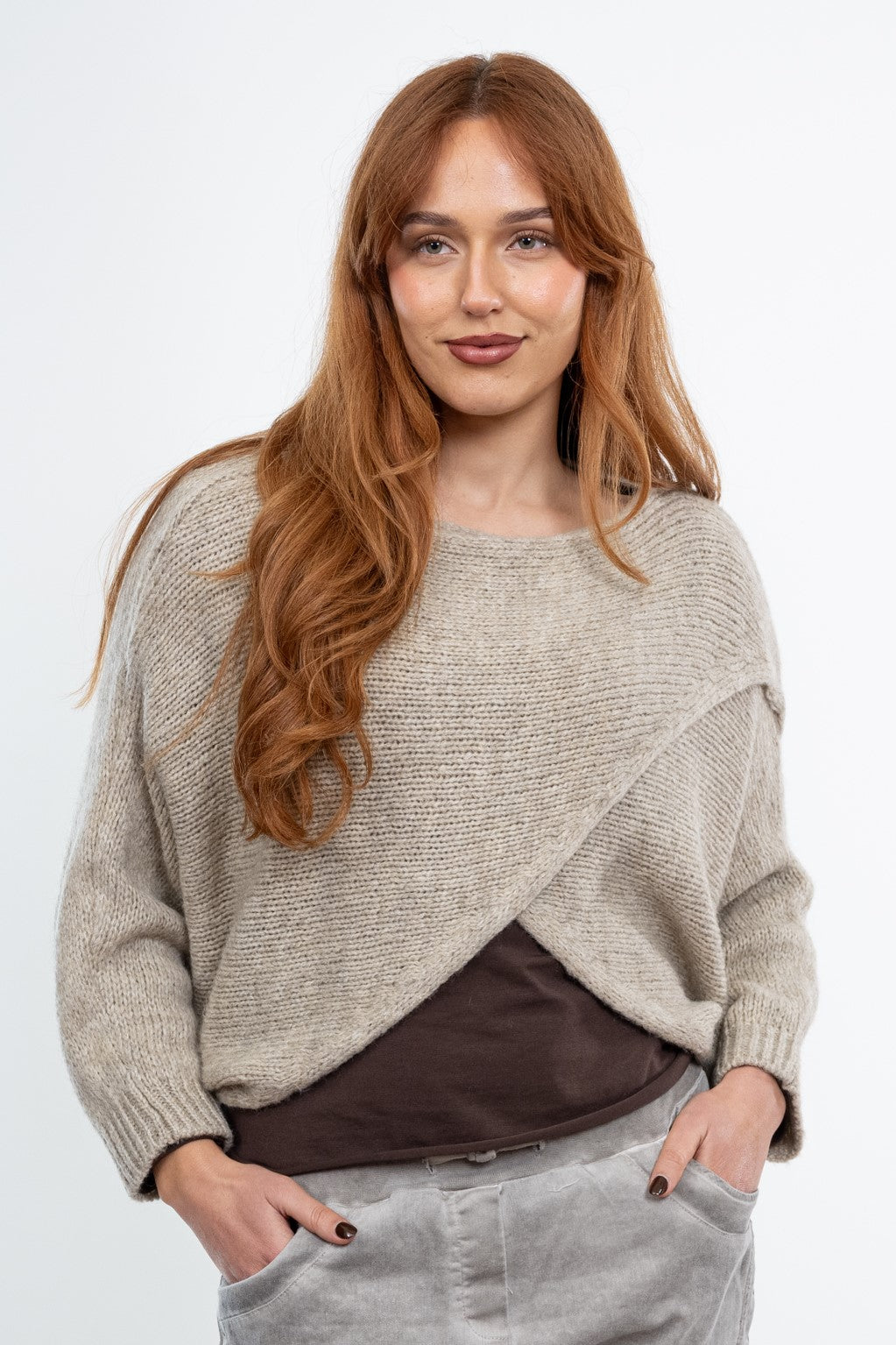 Abby Italian Asymmetric Knit