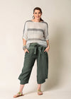 Addison Linen Pants in Khaki