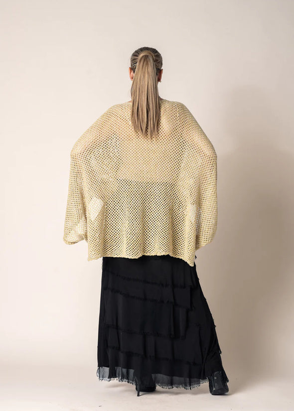 Quilla Knit Top in Gold