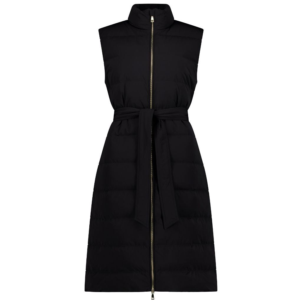 Moke: Bella 90/10 Maxi Vest in Black