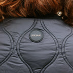 Moke: Talei Quilted Bomber Jacket - Black