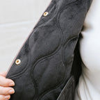 Moke: Talei Quilted Bomber Jacket - Olive Green