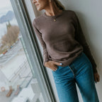 Moke: Anne Sweater - Cocoa Powder