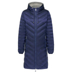 Moke: Arnie 90/10 Reversible Down Coat - Moonlight & Silver