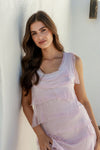 Bambi Silk Dress in Blush