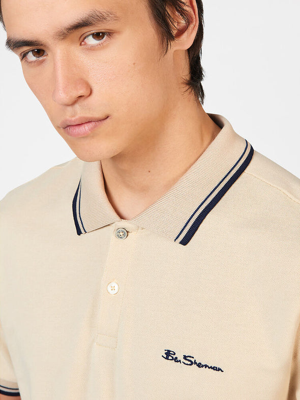 Ben Sherman Signature Polo - Fog