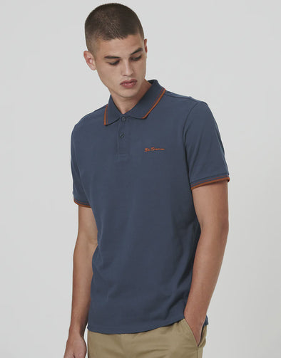 Ben Sherman The Romford Polo - Blue Denim