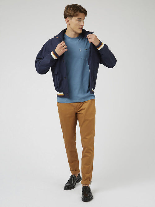 Ben Sherman Signature Pocket Tee - Blue Shadow