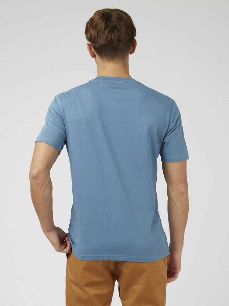 Ben Sherman Signature Pocket Tee - Blue Shadow