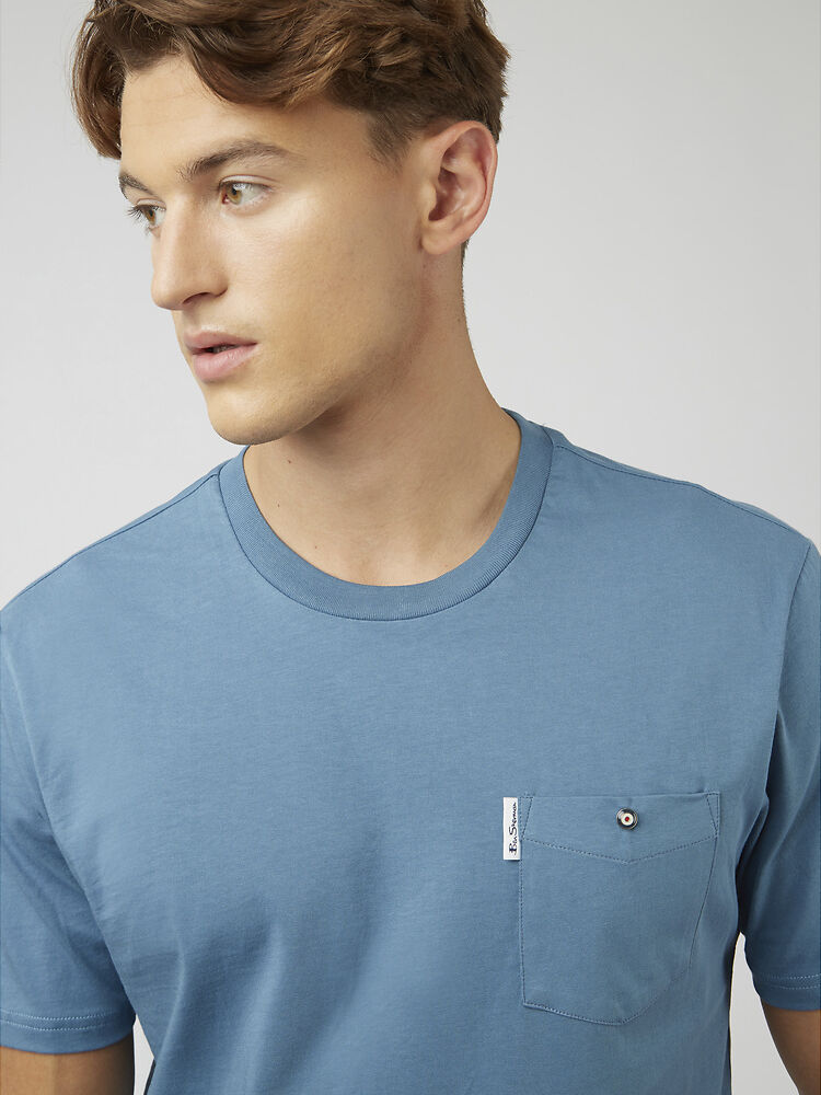 Ben Sherman Signature Pocket Tee - Blue Shadow