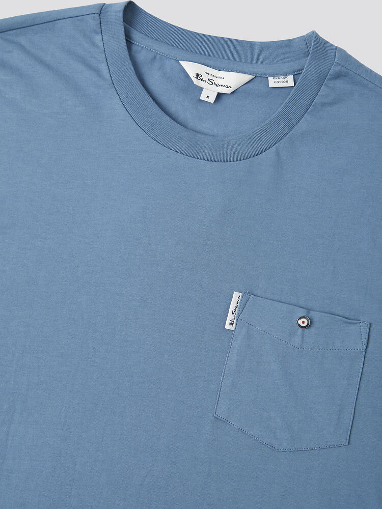 Ben Sherman Signature Pocket Tee - Blue Shadow